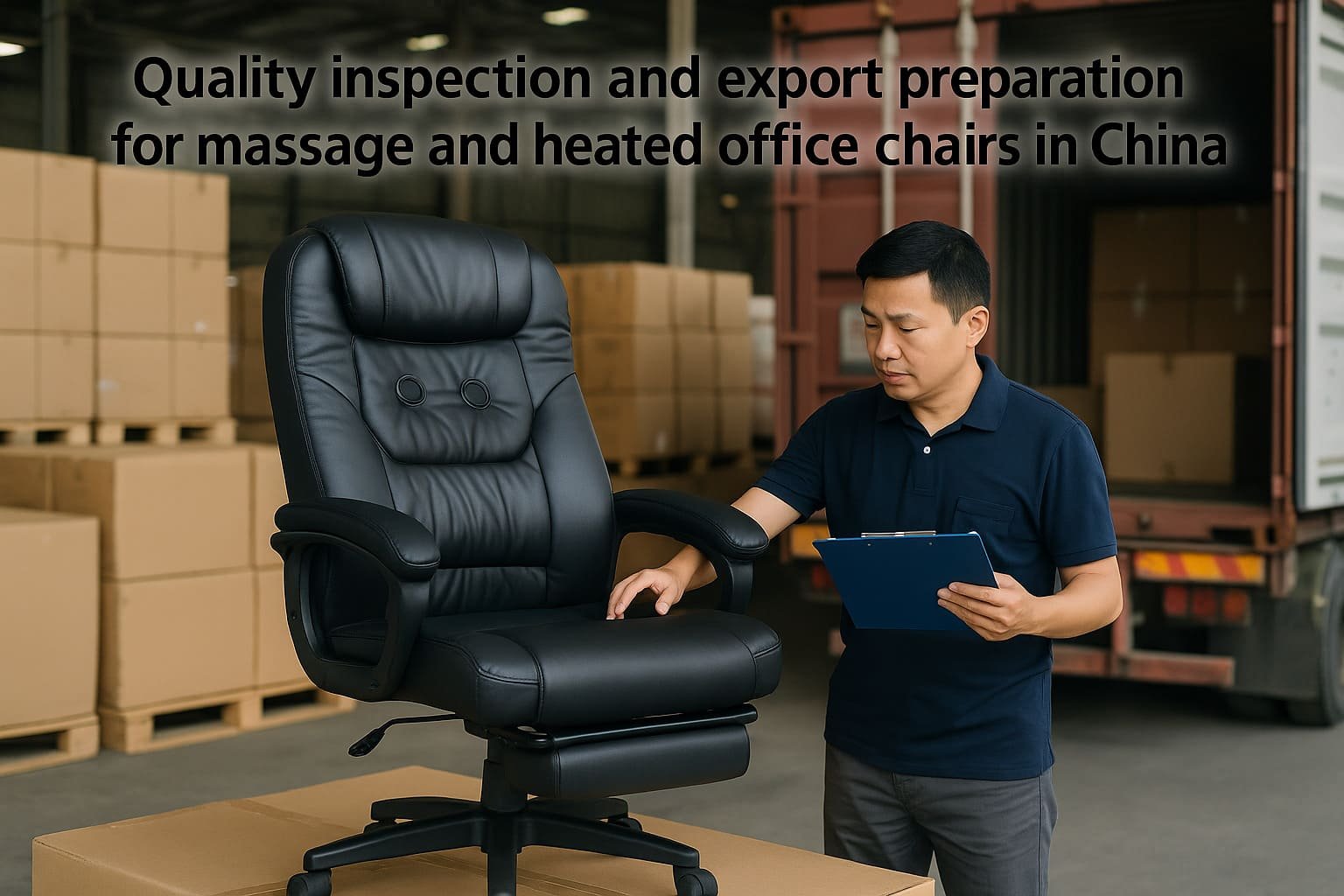 massage office chair import
