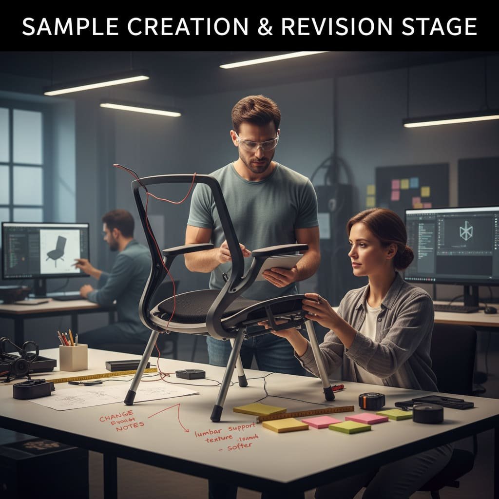 sample and revision stage